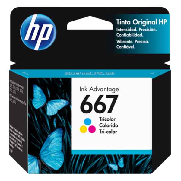 3YM78AL HP 667 Colour Ink Cartridge (3YM78AL)