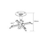 Brateck PRB-4S Projector Ceiling Mount - Image 2