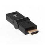 HDMI Male to HDMI Female Adapter with Adjustable Angle - Image 3