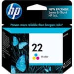 HP 22 Tri-color Ink Cartridge (C9352AL)