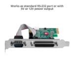 SIIG DP Cyber Serial/Parallel PCIe Card - Image 2