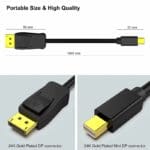 Benfei Mini DisplayPort to DisplayPort Cable - Image 3
