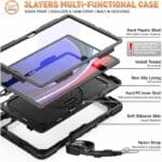 Timecity Samsung Galaxy Tab S9 FE Plus/ S9+ Plus 5G Case - Image 4