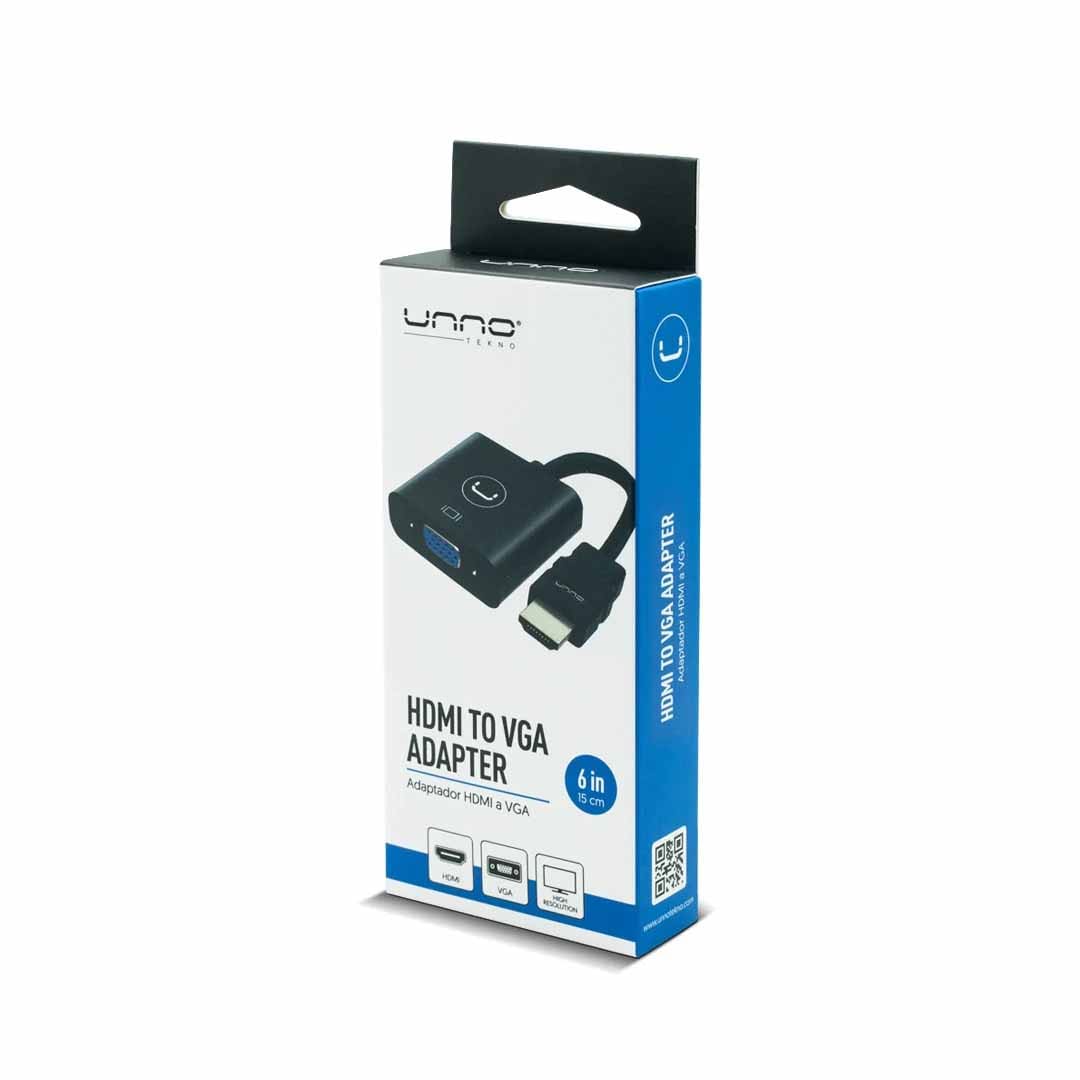 unno-ad4202bk-01 Unno HDMI to VGA Adapter AD4202BK