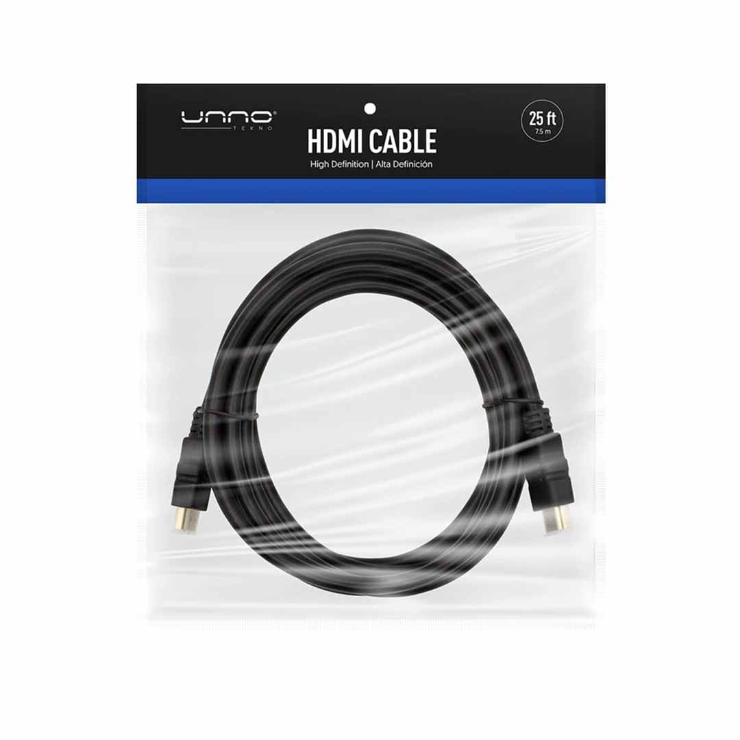 unno-cb4125bk-02 Unno HDMI Cable 25 Feet CB4125BK