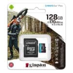 128GB Kingston Canvas Go Plus microSD Memory Card - Image 2