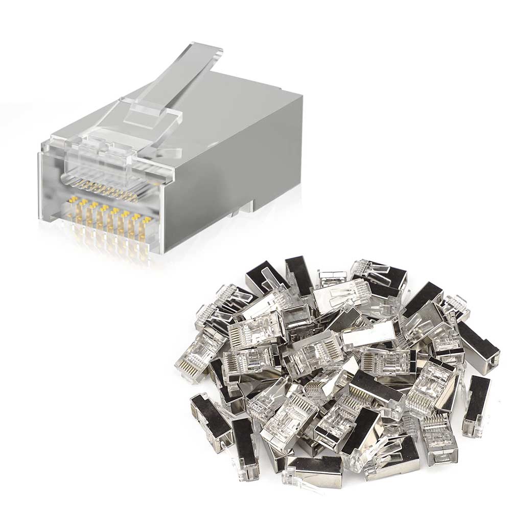 iwillink-50-shielded-pass-01 RJ-45 Shielded CAT6 Pass-Through Connectors (iwillink)