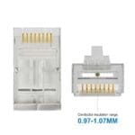 RJ-45 Shielded CAT6 Pass-Through Connectors (iwillink) - Image 3