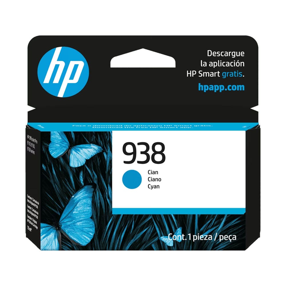 hp-938-4s6x5pl HP 938 Cyan Ink Cartridge (4S6X5PL)